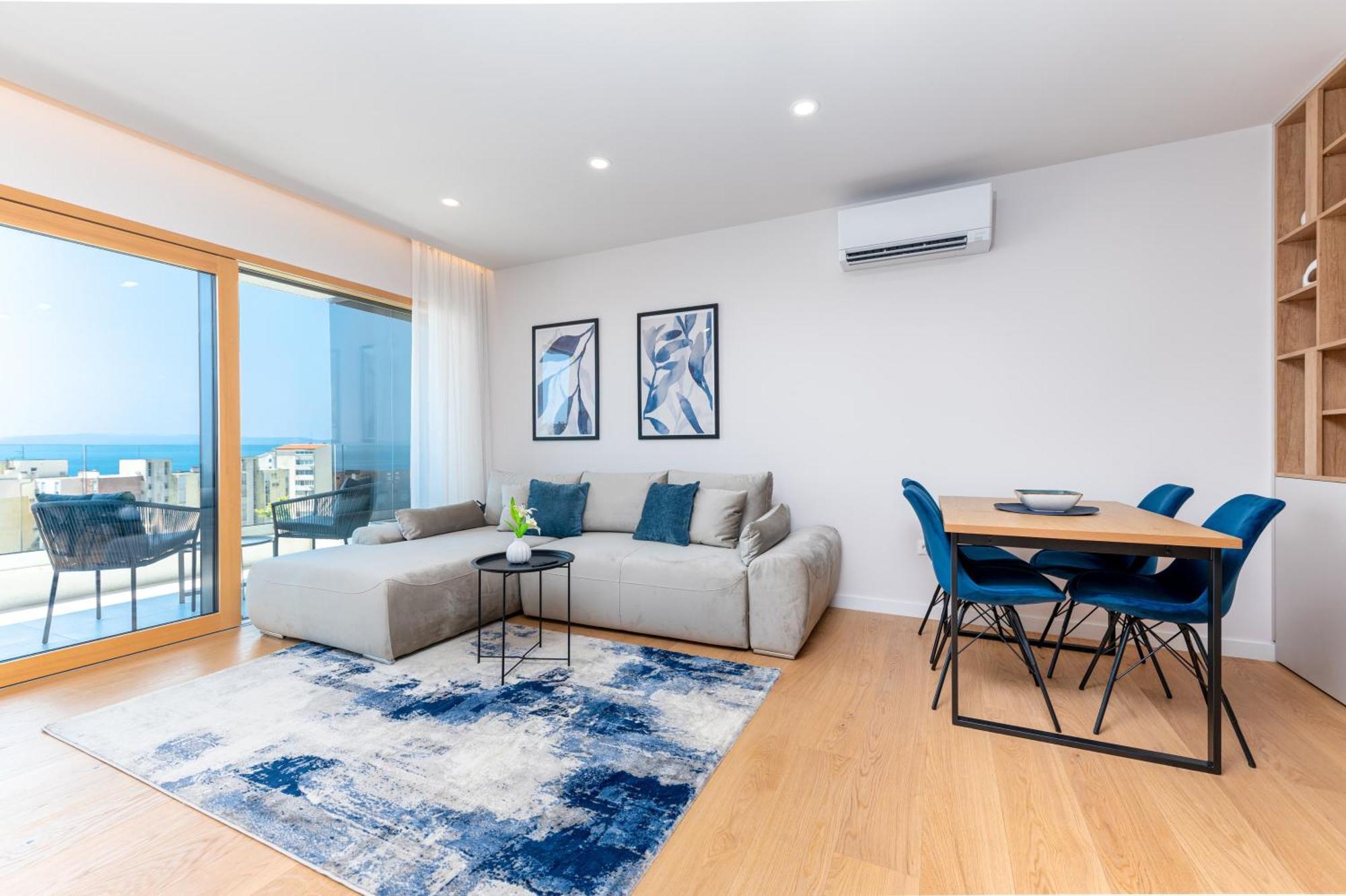 Luxury Adria Sea City & Mountain View Apartment Макарска Экстерьер фото